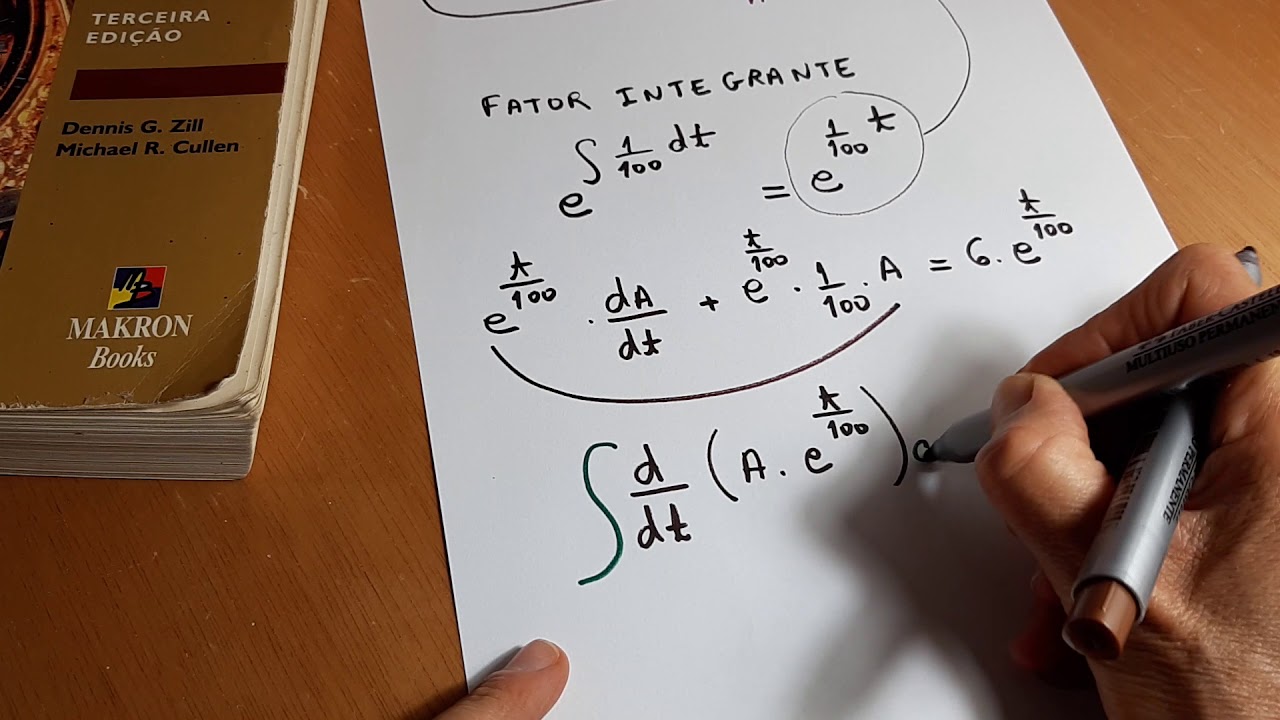 Problema de Mistura: exemplo Zill ( aplicação da equação linear)