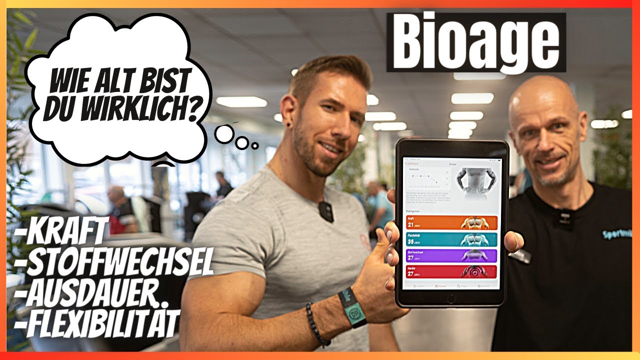 Biologisches Alter (BIOAGE) | Wie alt ist der K&ouml;rper wirklich? - Ich mache den Selbsttest!