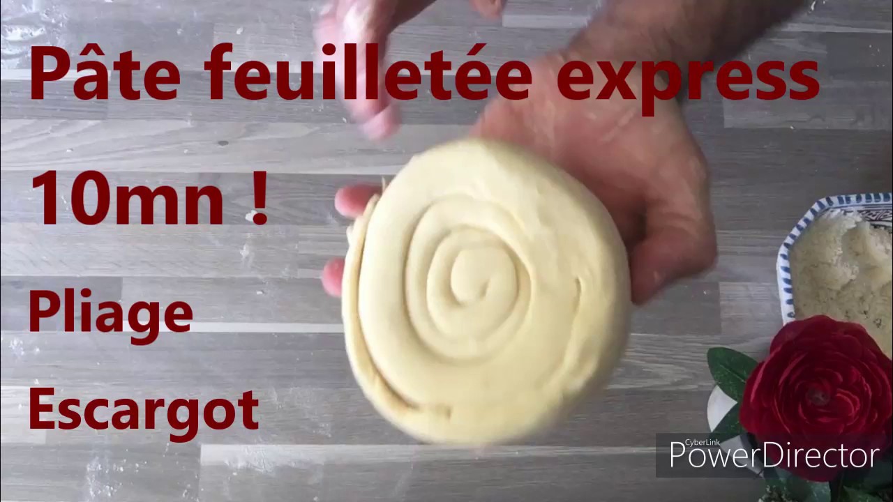 Pâte feuilletée EXPRESS ! Pliage escargot #thermomix