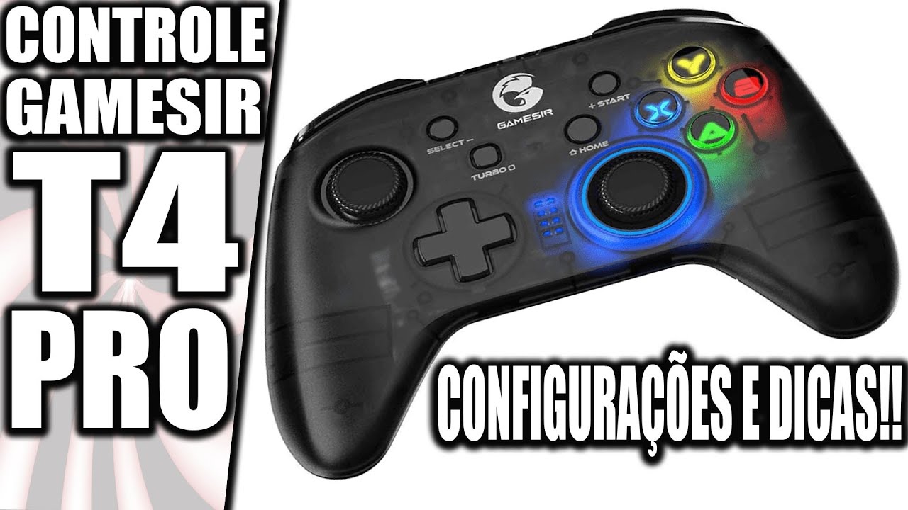 Controle Gamesir T4 Pro COMO CONFIGURAR E DICAS!! #gamesir #tutorial