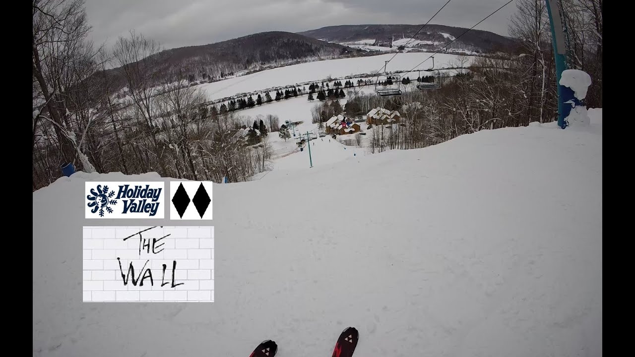 Skiing Black Diamonds at Holiday Valley