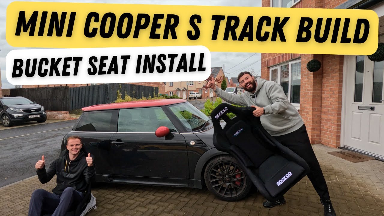 НАЧАЛО СТРОИТЕЛЬСТВА ТРАССЫ! Установка ковшеобразного сиденья Mini Cooper S JCW для максимальной ...