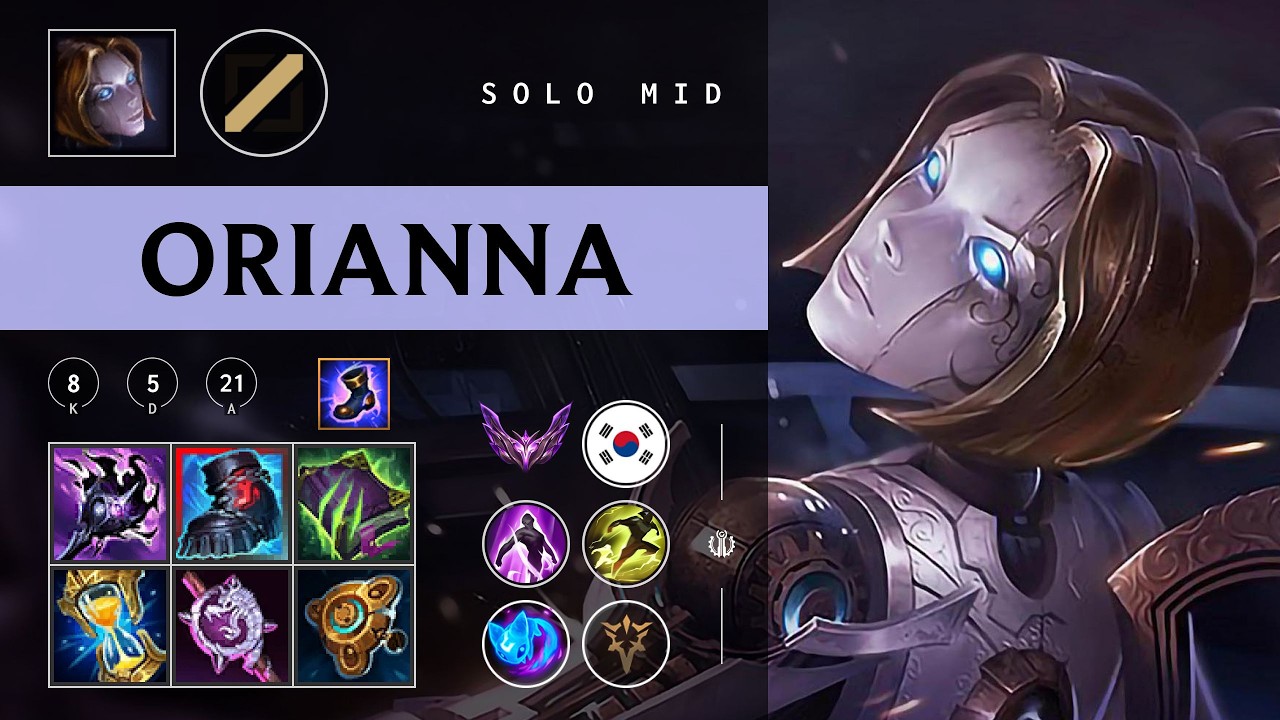 Orianna Mid vs Yasuo - KR Master Patch 26.04