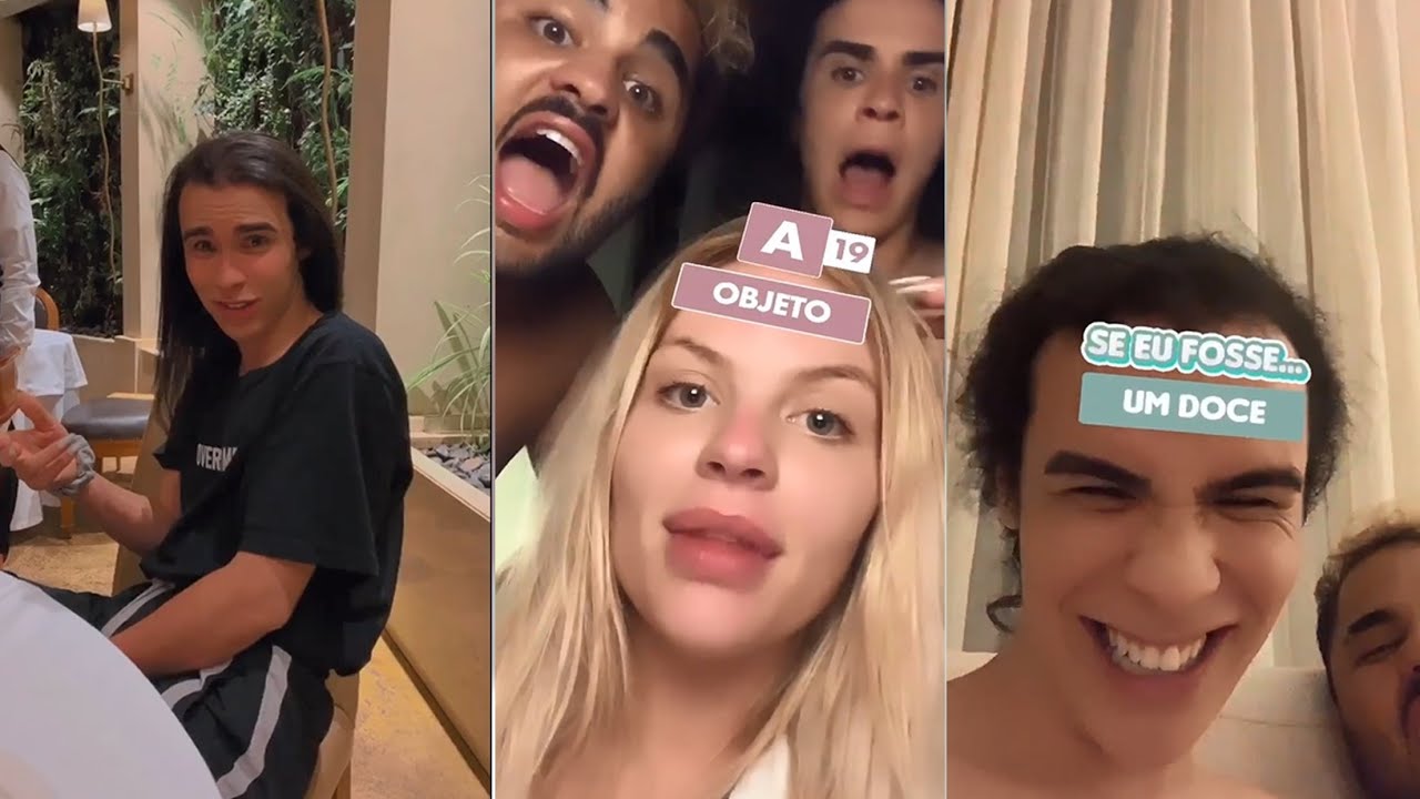 RAFA UCCMAN FALANDO INGLES + FAZENDO DESAFIOS COM LUISA E LUCCAS