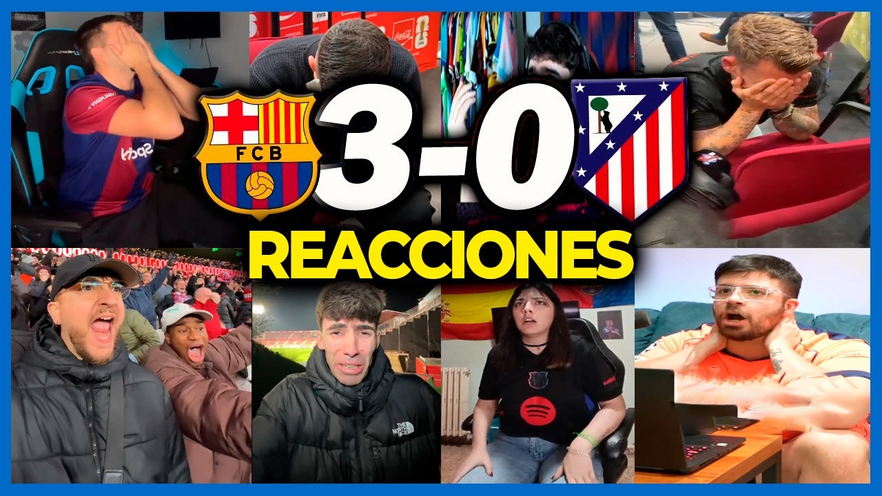 LAS MEJORES REACCIONES y LLOROS CULÉS a LA ELIMINACIÓN del BARCELONA de la COPA del REY 🏆