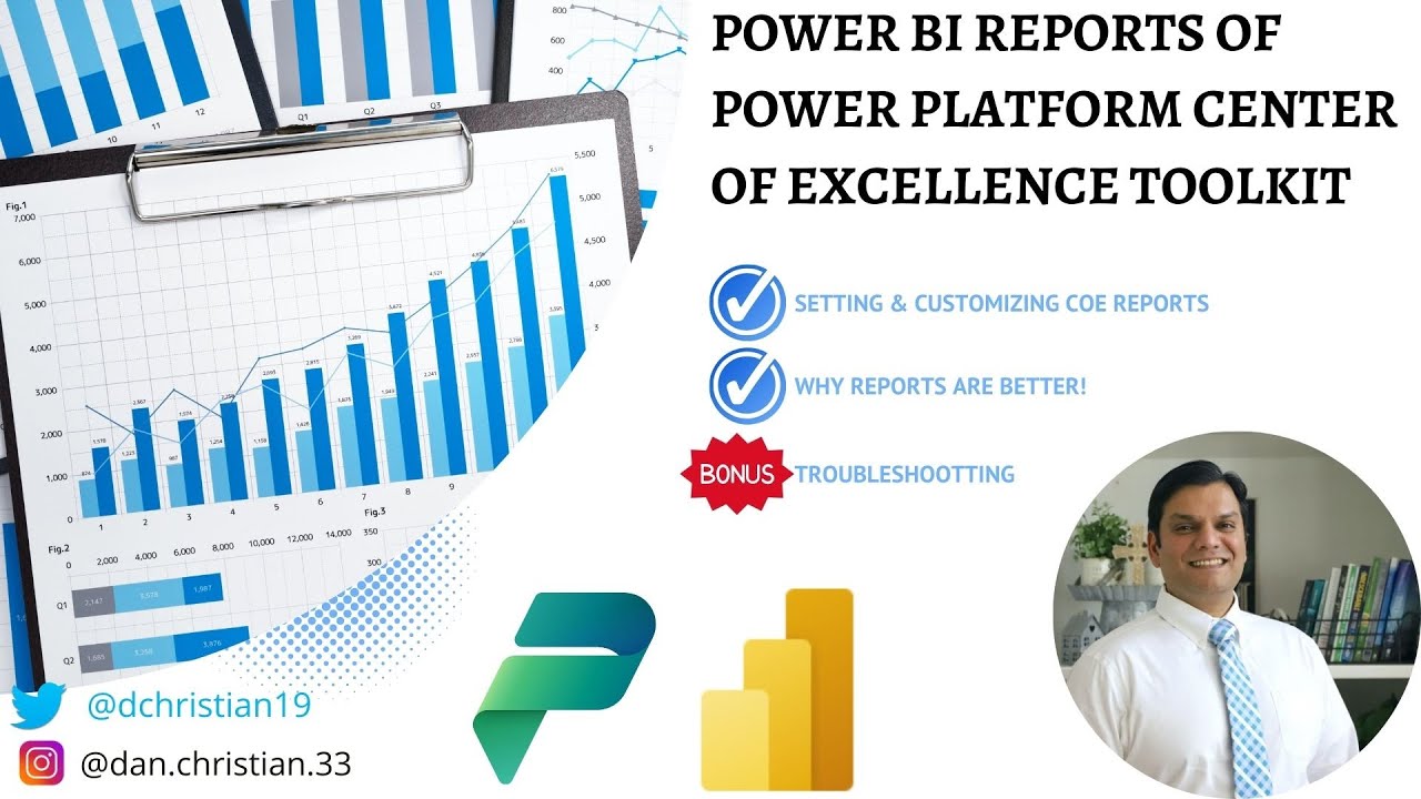 Отчеты Power BI из набора инструментов Центра передового опыта Power Platform