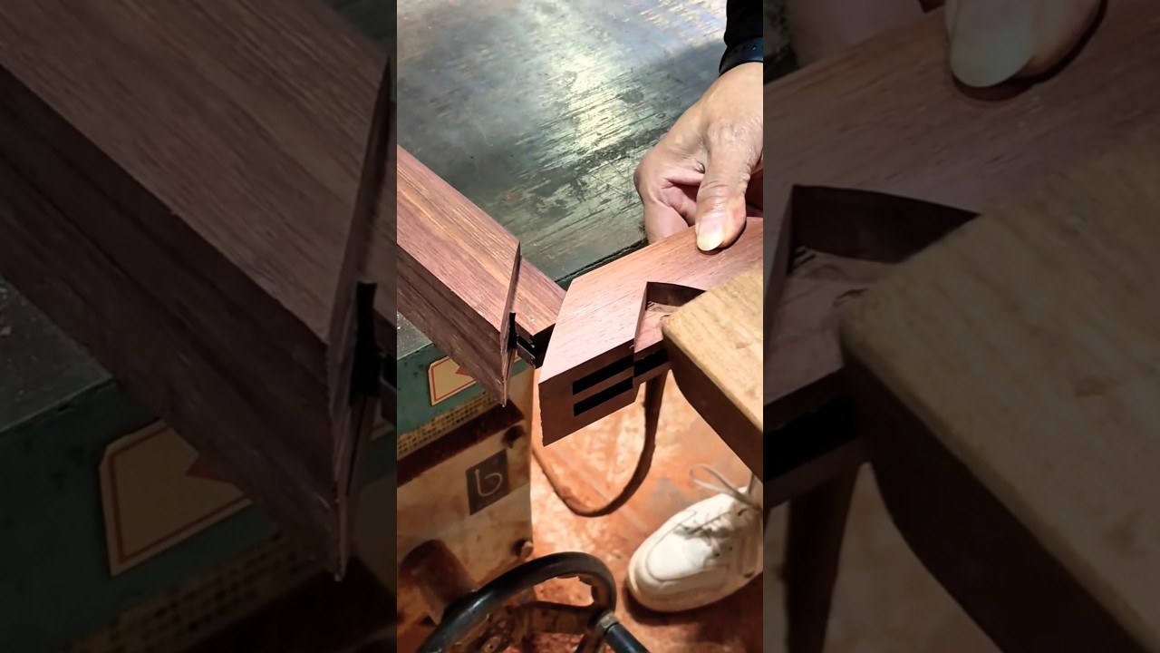 The Art of Perfect Precision:Mind-Blowing Japanese Joinery!🪵✨#WoodArt#Woodworking#Joinery#Satisfying