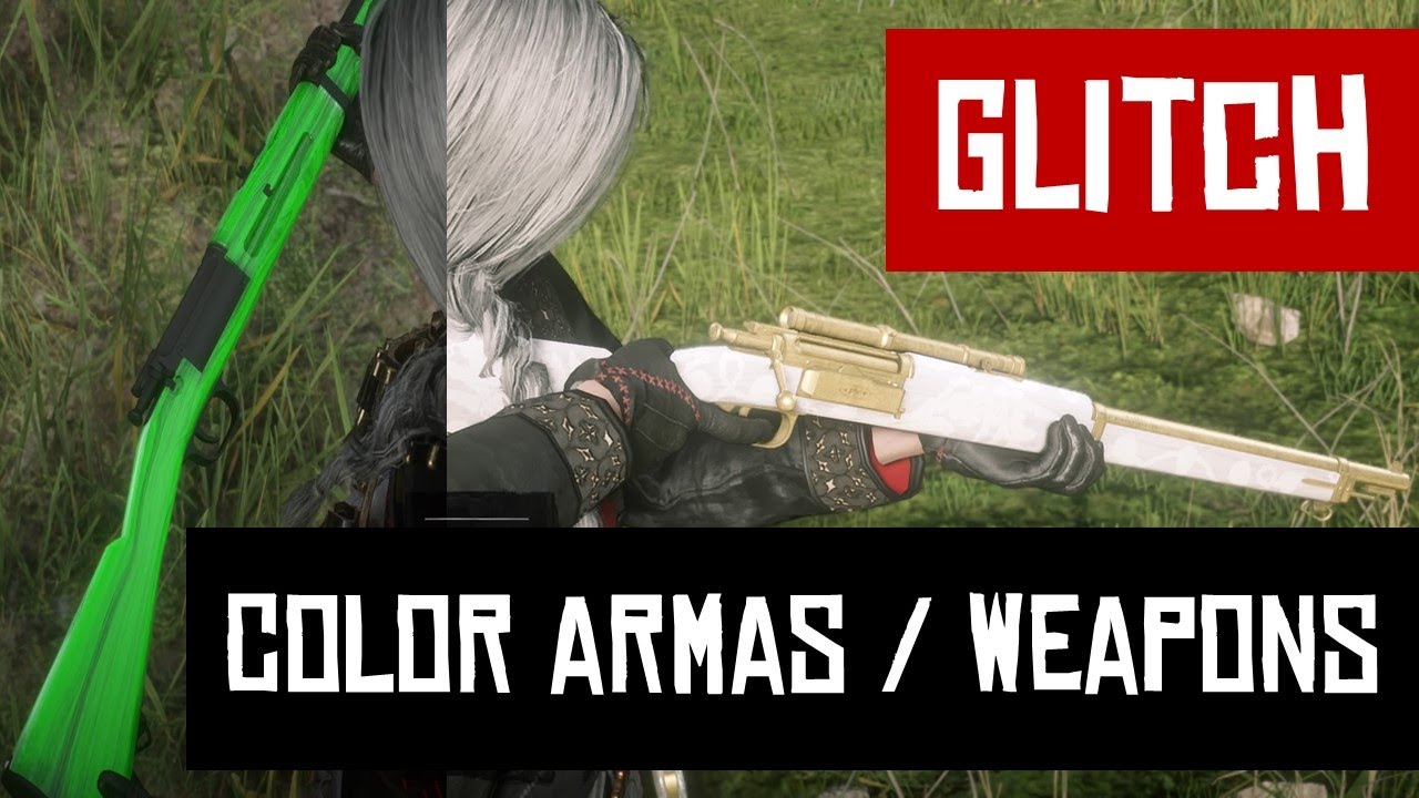 Red Dead Redemption 2 Online COMO CAMBIAR COLOR ARMAS | GLITCH Change COLOR WEAPONS (PARCHEADO)