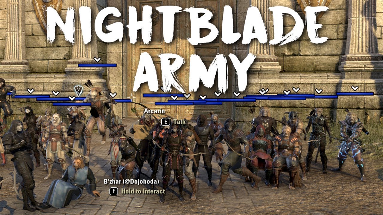 ESO PvP - Nightblade Snipe Army