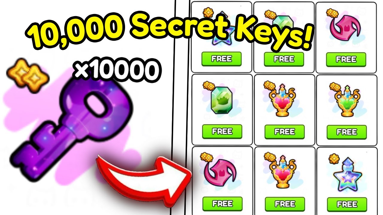 Opening 10,000 Secret Keys (WORTH IT?) in Pet Simulator 99!