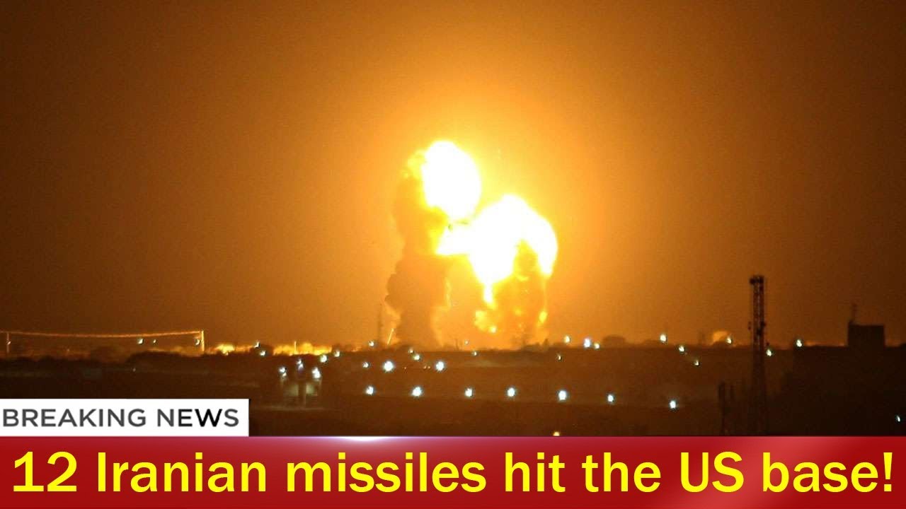 12 Iranian Fateh-110 missiles hit the US base in Erbil!