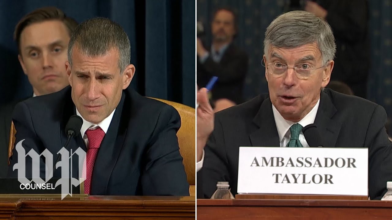 Republican lawyer Steve Castor confuses William Taylor