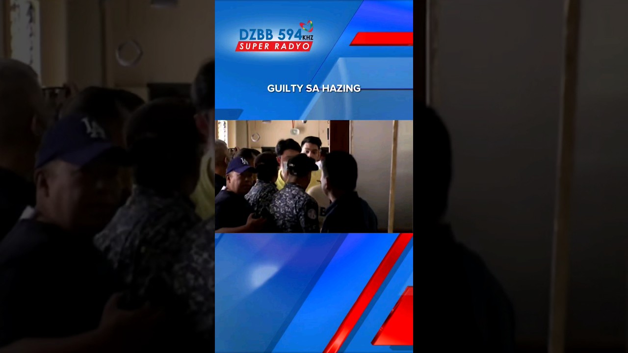 Guilty sa hazing. #dzbb