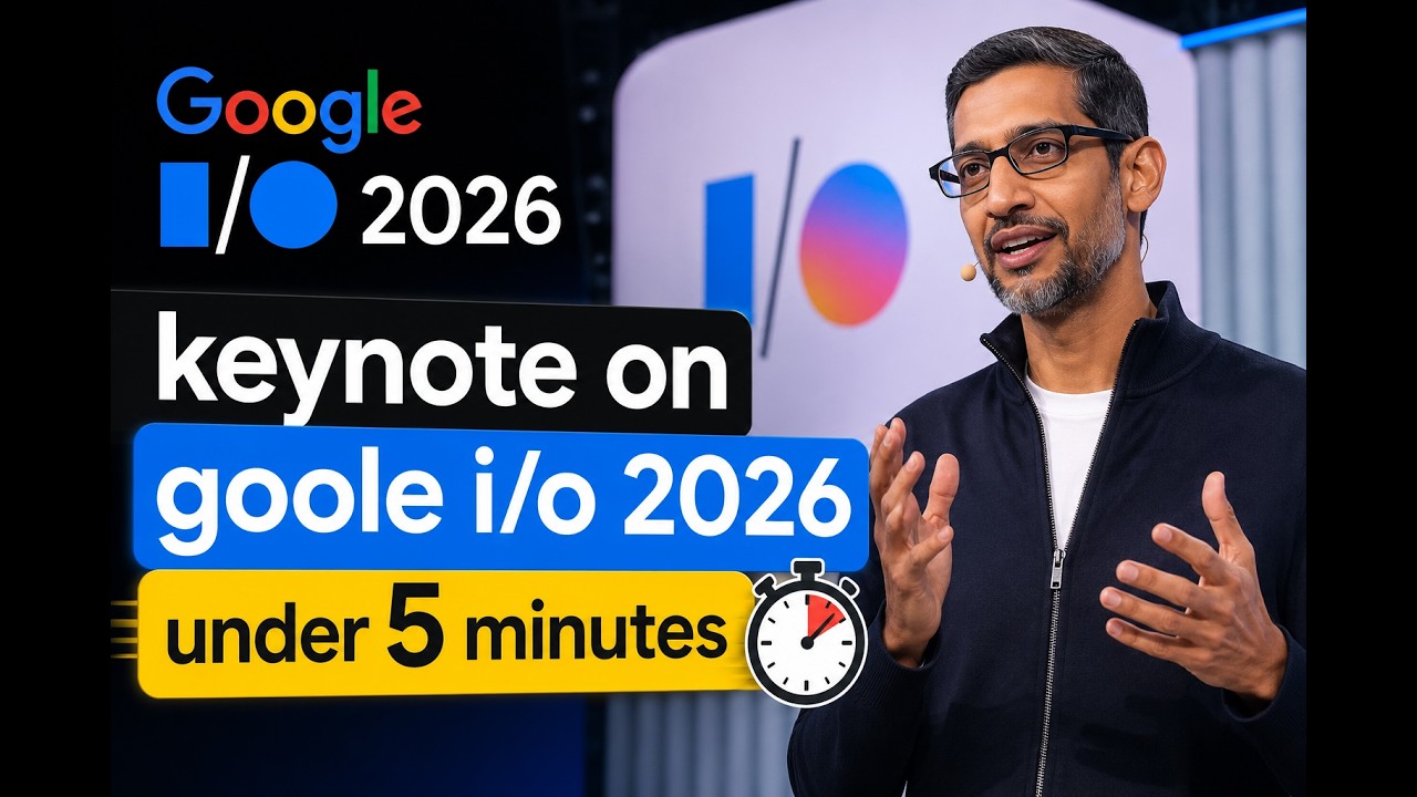 Ключевые моменты Google I/O 2026 за 5 минут