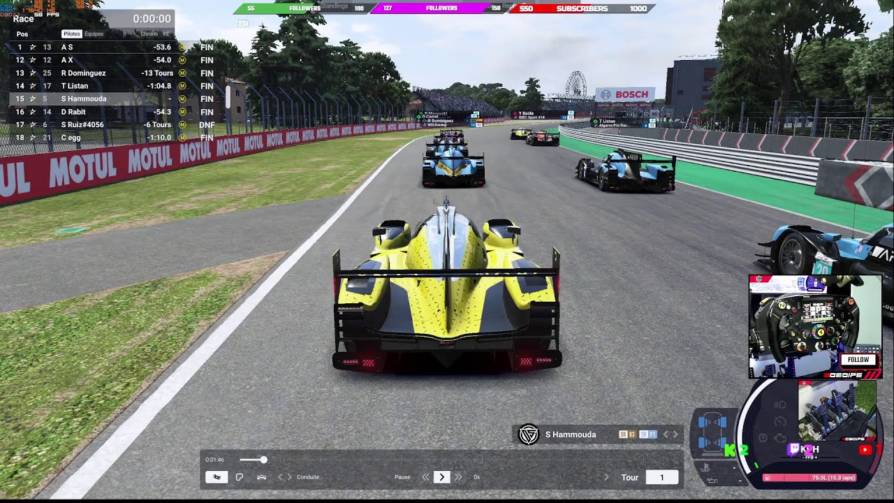 🔴 Live from the Cockpit – Le Mans Ultimate -  Daily Races
