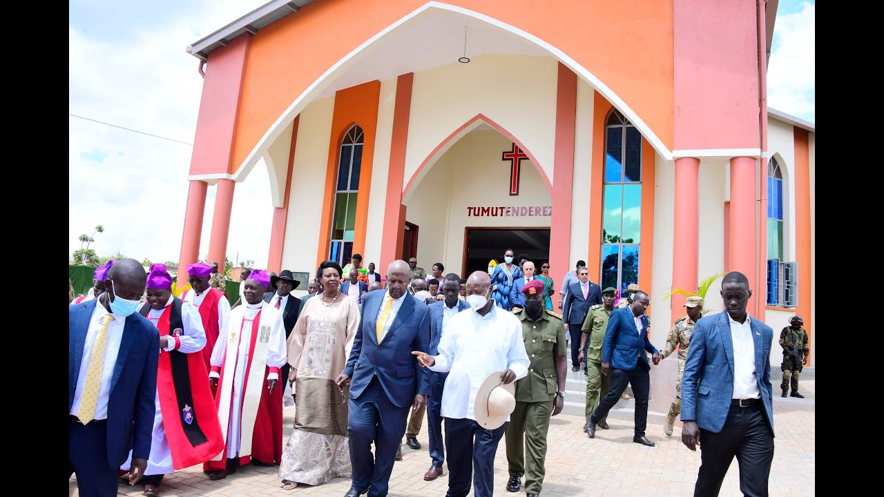 Museveni opens multi-billion All Saints church of Uganda in Ssembabule, constructed by Sam Kuteesa