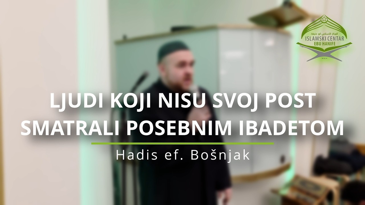 Hadis ef. Bošnjak (21.2.2026.) - 