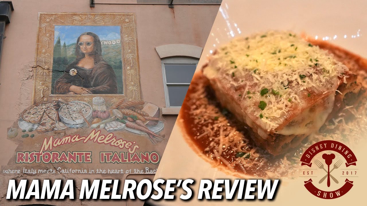 Mama Melrose’s Ristorante Italiano Lunch Review at Disney's Hollywood Studios | Disney Dining Show