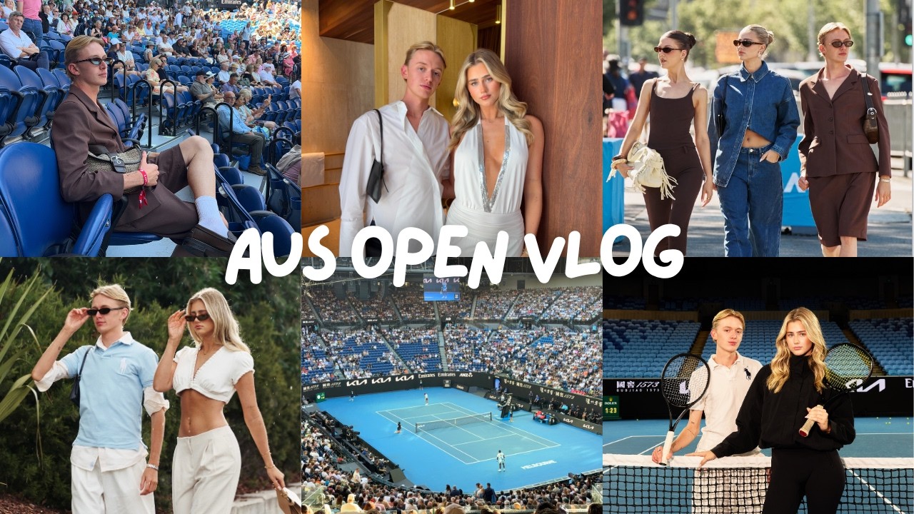 i went to the australian open with tiktok&hellip; 🎾🫶🏼