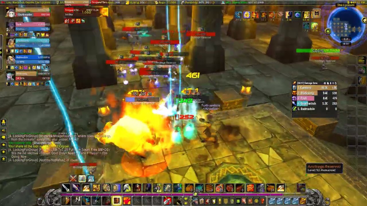 MOP - Level 56-57 - Tanking Blackrock Depths - Looted Hand of Justice!