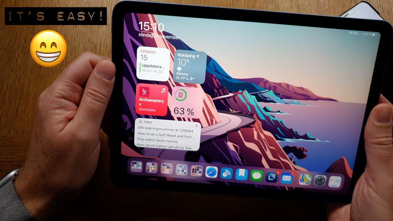 How to do a Soft Reset and Force Restart of the iPad Air 4 (2020) / iPad Air 5 M1 (2022)