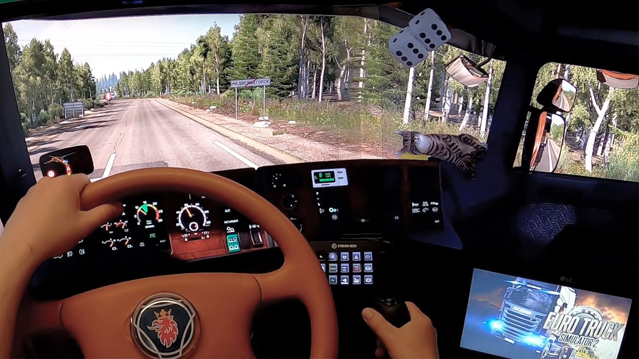 #ETS2 v1.50 : Scania R4 по карте 