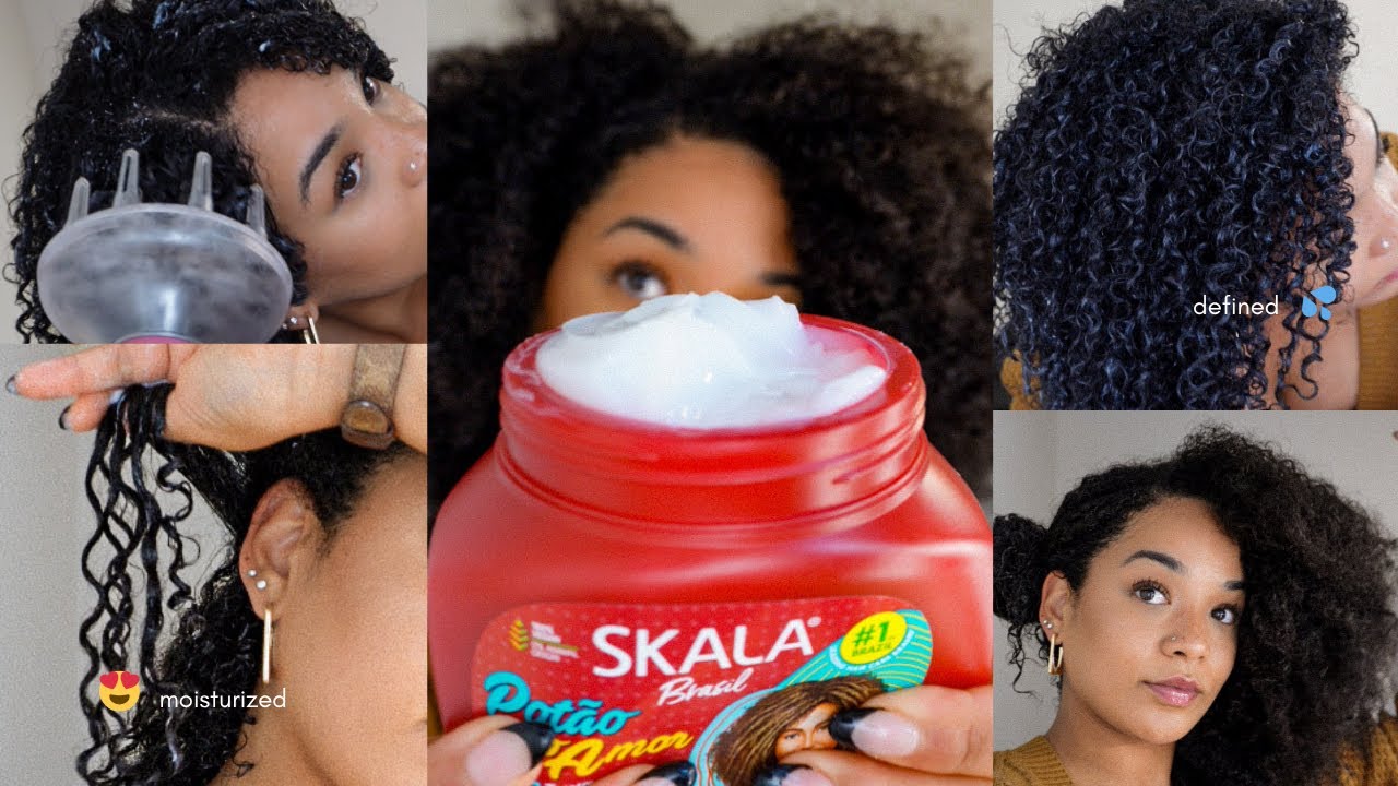 Red SKALA Proved My Curly Hair Wrong 😳 (Brazilian Hair Product Review) 