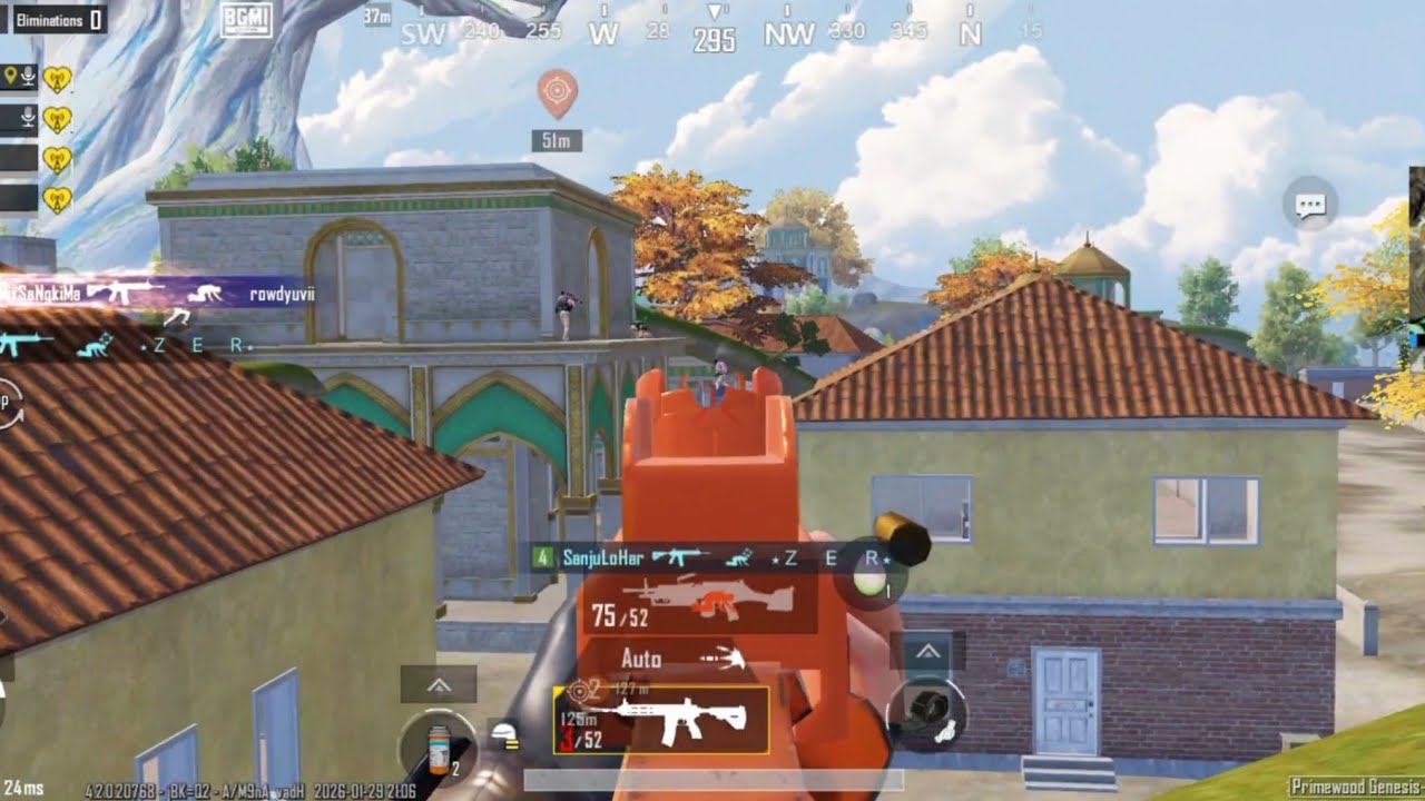 play with randoms with new sensitivity #bgmi 
