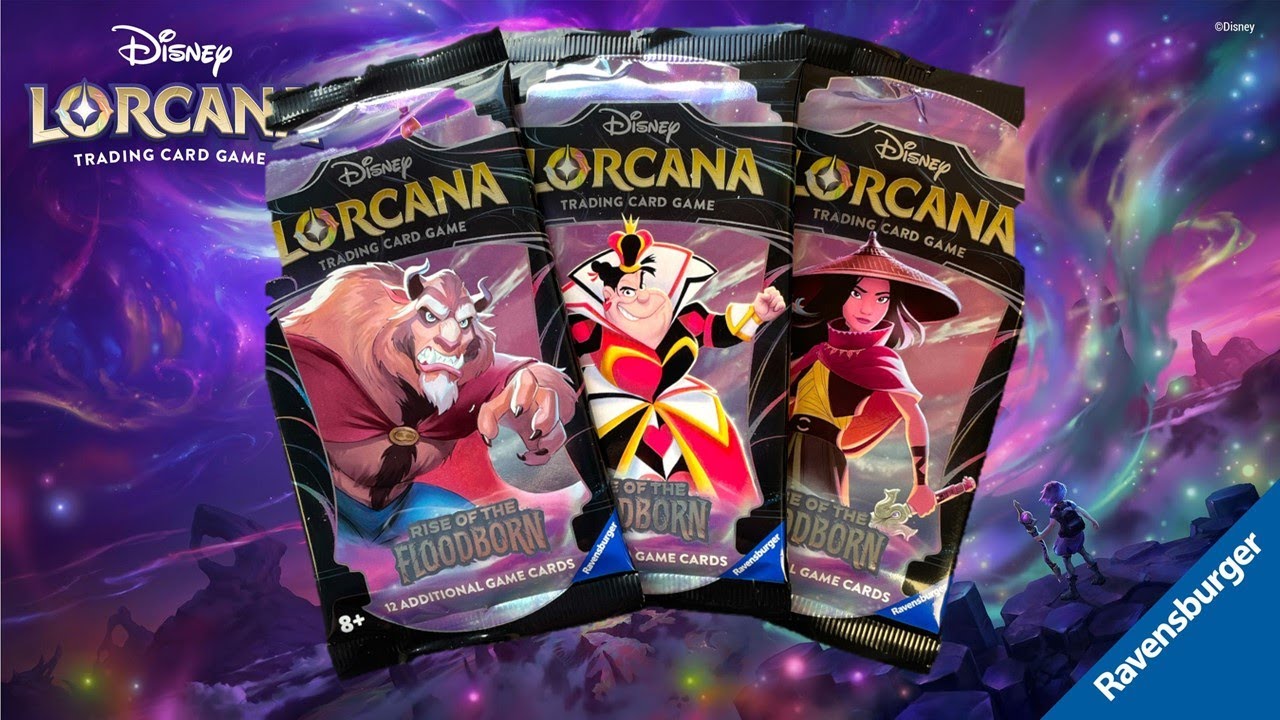 Mein erstes Mal Disney Lorcana RISE OF THE FLOODBORN Booster Opening | Deutsch German