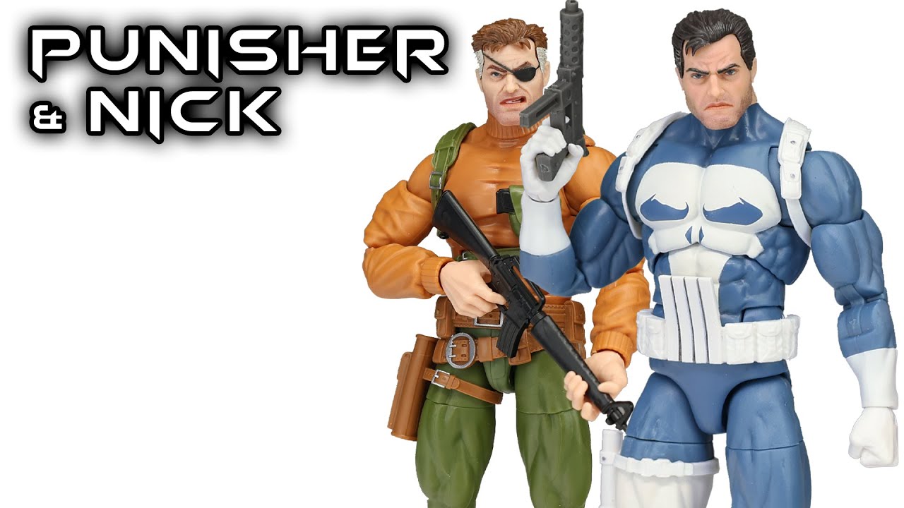 Marvel Legends PUNISHER & NICK FURY Gamerverse 2pk Action Figure Review