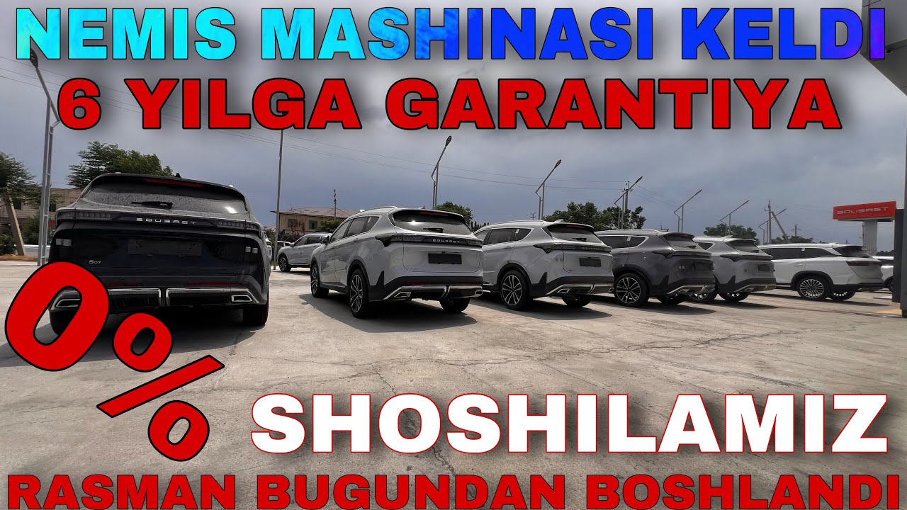 YANGI INOMARKALR KELDI NEMIS BRENDI ANDIJONDA YANGI AVTOSALON...