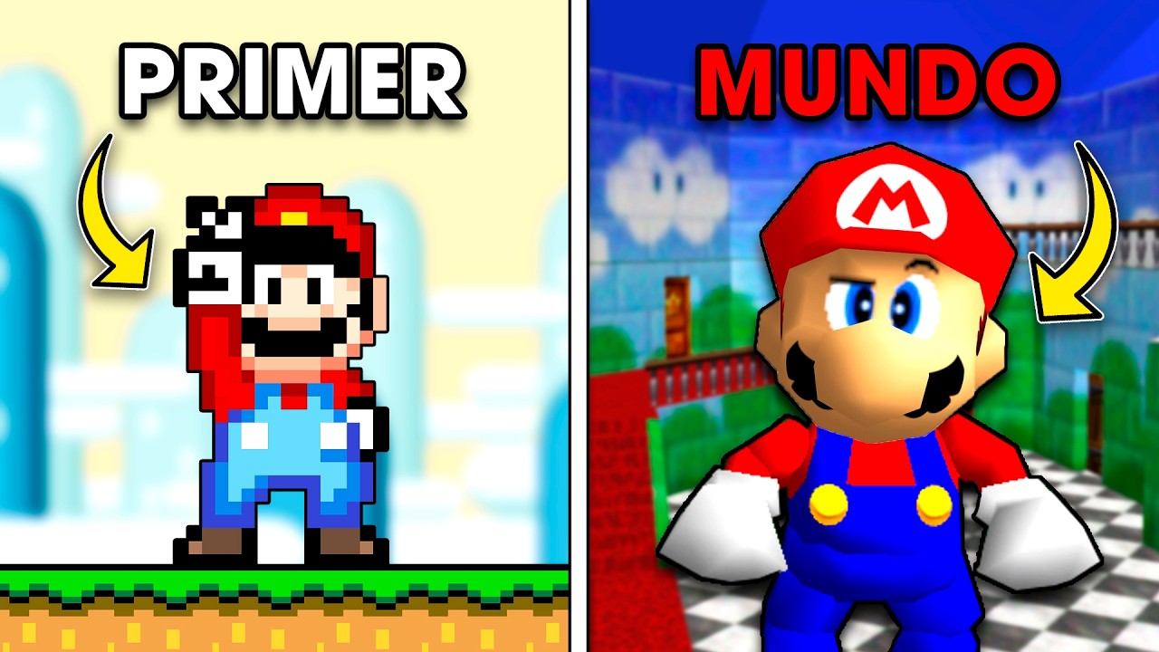 ¿Qué tan RÁPIDO puedes PASAR el PRIMER MUNDO en cada juego de MARIO?