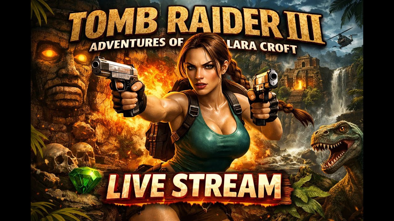 Tomb Raider 3 Remastered – Die wilde Fahrt geht weiter | LIVE