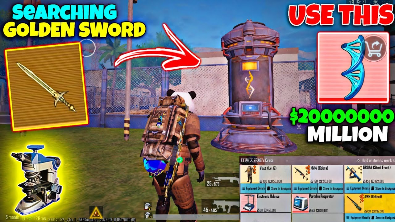 How to Get Golden Sword & new Fabled Items🤔 ( $20000M ) Zombie Uprising | PUBG METRO ROYALE