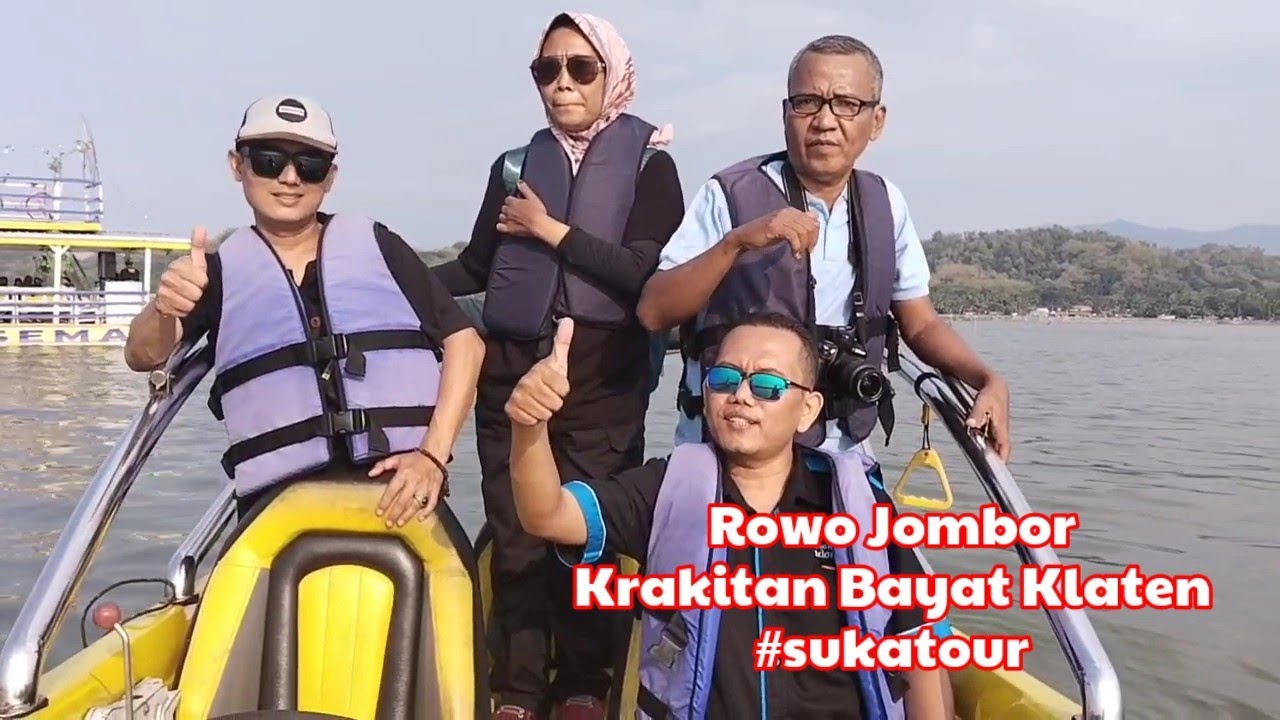 Keindahan rowo jombor desa krakitan bayat klaten | naik speedboat #sukatour #part4