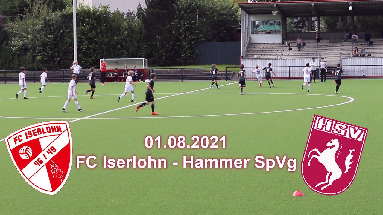 FC Iserlohn D1 vs. Hammer SpVg D1 -- Freundschaftsspiel -- 01.08.2021