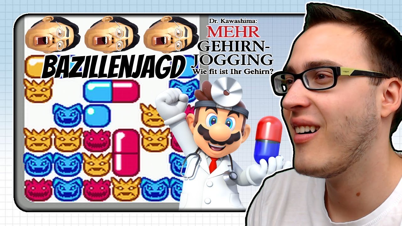 BAZILLENJAGD! – Dr. Kawashima Mehr Gehirn-Jogging für Nintendo DS: Dr. Mario lässt grüßen!