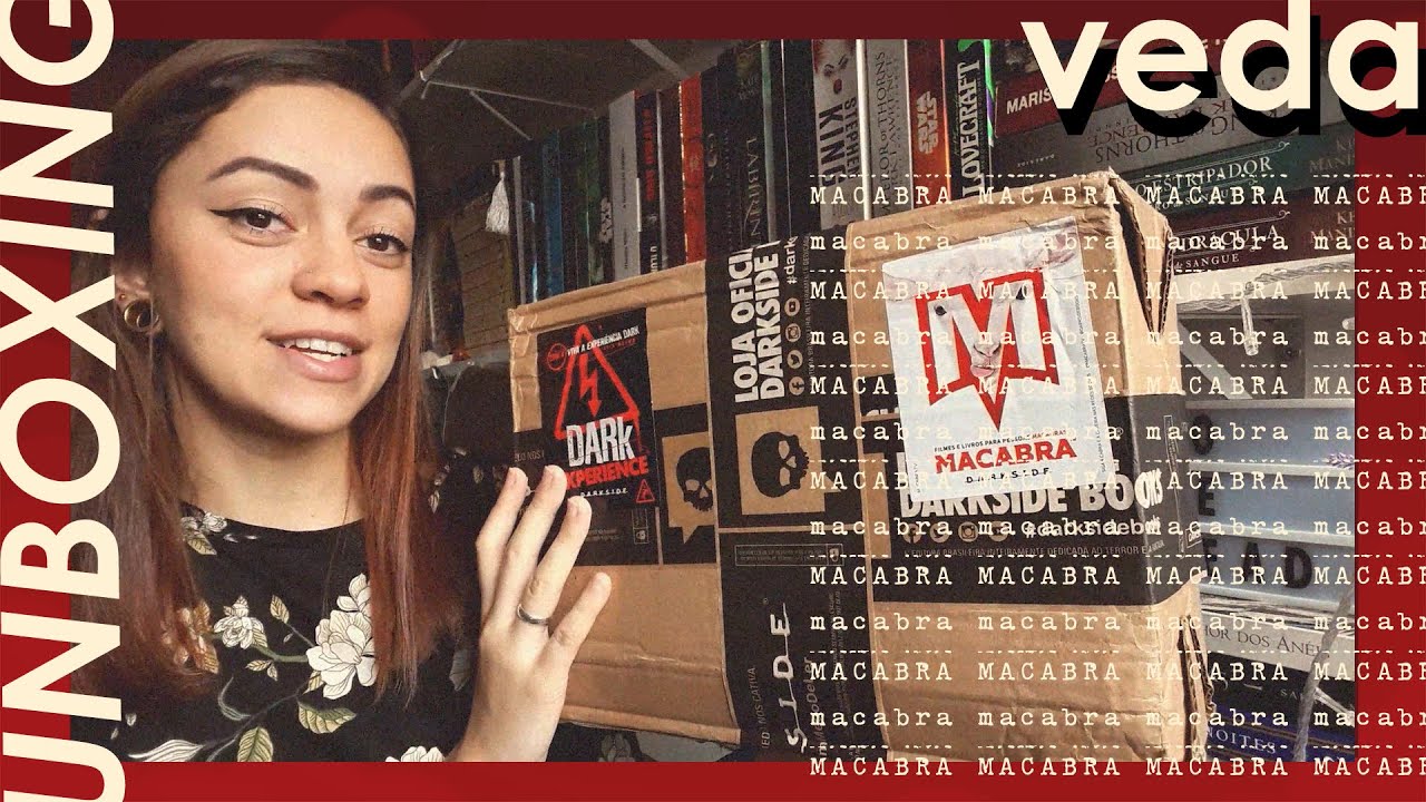 Unboxing Macabro Darkside _ Cole&ccedil;&atilde;o Macabra | Sonho de Estante