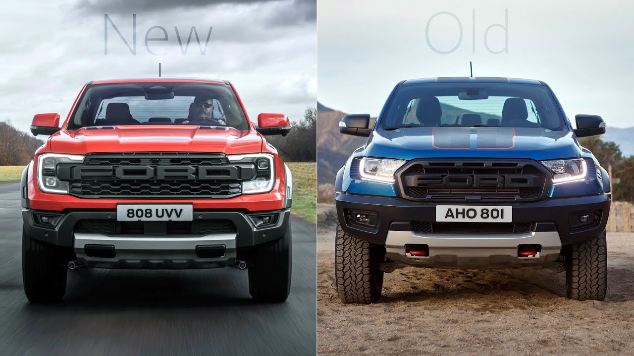Ford Ranger Raptor 2022 года против старого Ford Ranger Raptor