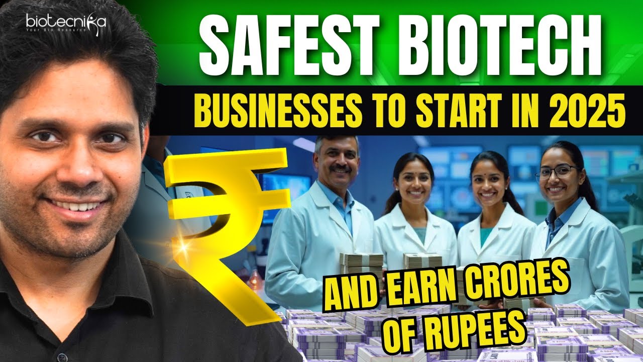 Safest biotech businesses you can start in 2025 and earn crores of rupees.