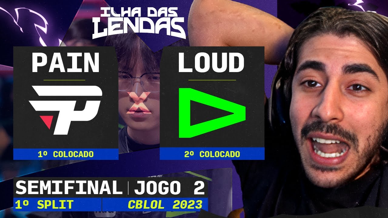 PAIN x LOUD | Jogo 2 - CBLOL 2023: Semifinal - Upper | Ilha das Lendas
