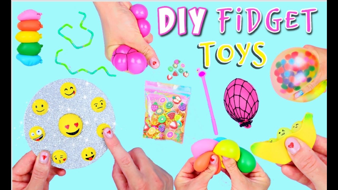 7 DIY FIDGET TOYS IDEAS - Viral TikTok Fidget Toys You Will Love - Emoji POP IT and much more!