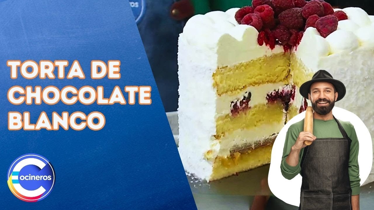 ¡Increíble TORTA DE CHOCOLATE BLANCO! 🤍🍰 Receta dulce y tentadora 😍 Cocineros argentinos