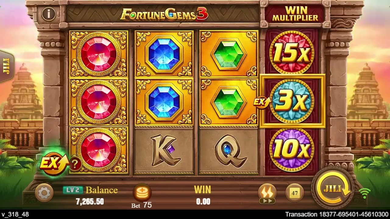 Fortune Gems 3 &ndash; EX Bet Multiplier Test | JILI Pokie Gameplay Review (Sugar96)