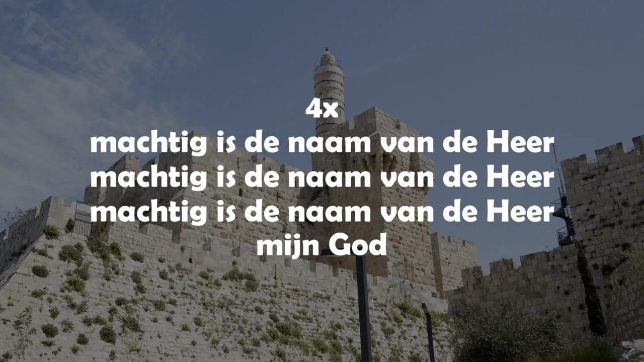 Opwekking met tekst 439 De Naam van de Heer (versie 2)