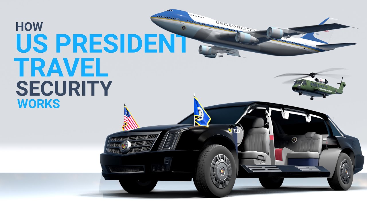 How a US President Travels With High Security #trump