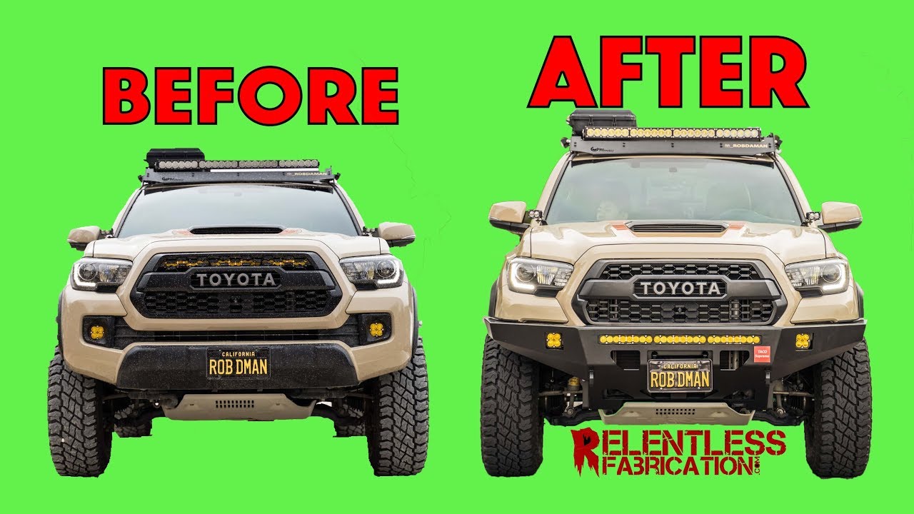 Installed My Overland Offroad Bumper on the Toyota Tacoma by Relentless Fabrication
