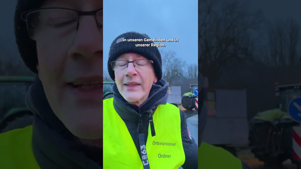 Bauern-Demo in K&uuml;strin: Manschnows Ortsvorsteher Raimar Wendland im Interview