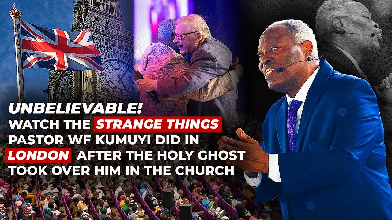 Unbelievable! Watch the Strange things Pastor WF Kumuyi did in LONDON after the Holy Ghost took over