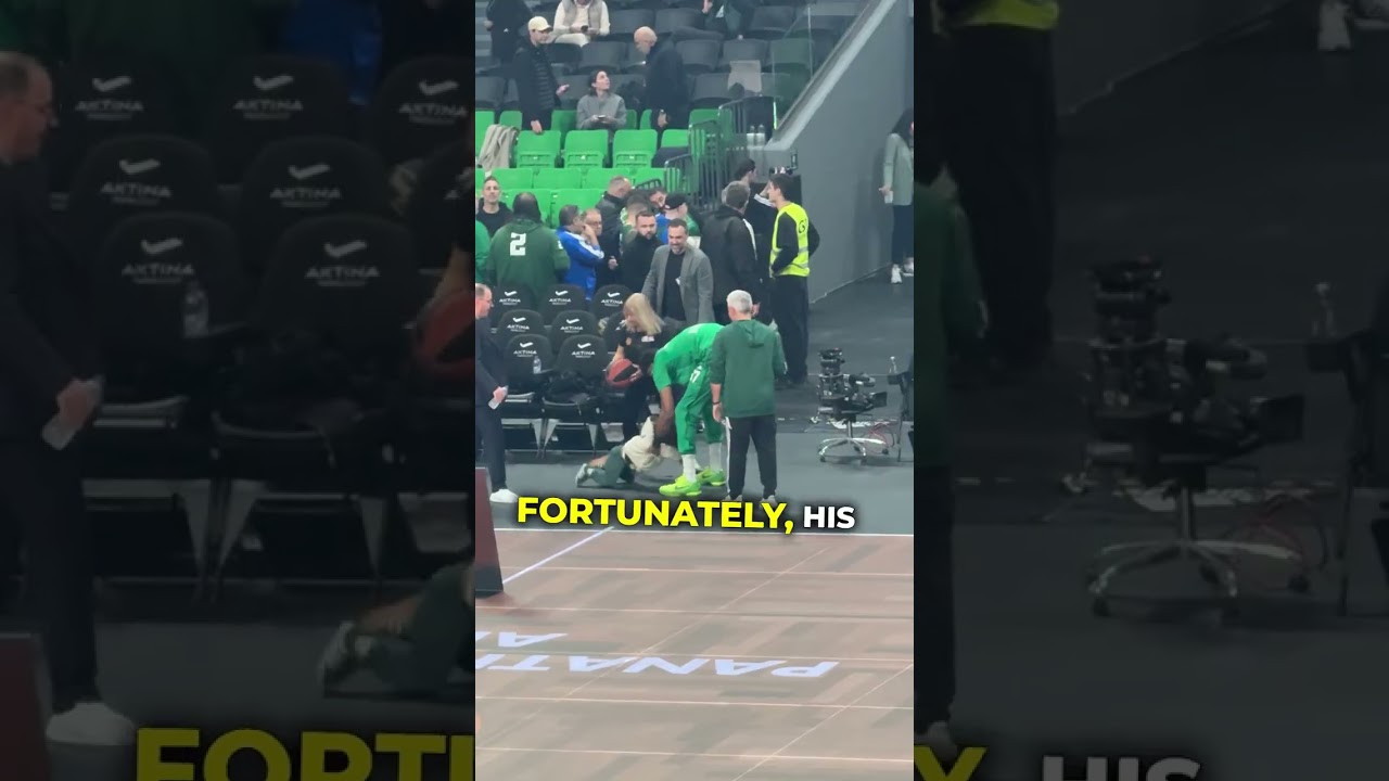 Младший братишка совсем вышел из-под контроля на баскетбольном матче НБА 😂